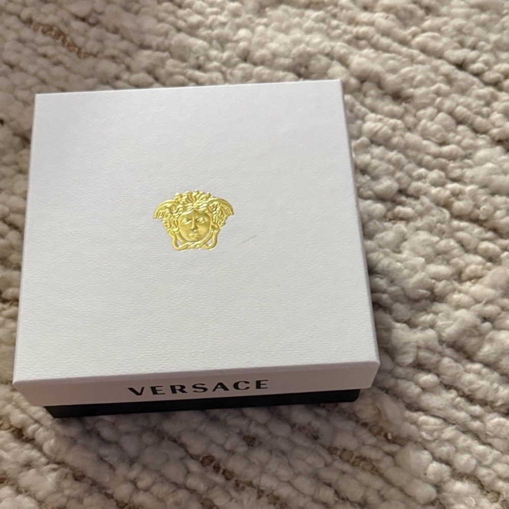 Versace White and Gold Medusa Logo Large Display Box